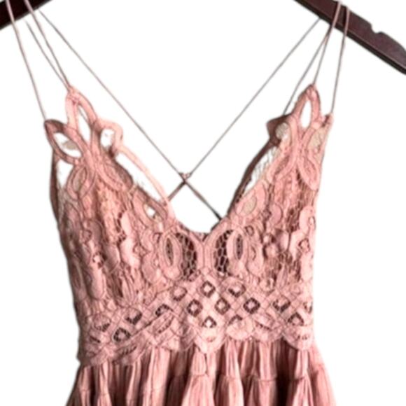 NWT Free People Adella Cami Lace Ruffle Tank Top - Picture 4 of 9